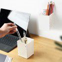 Japanese desktop storage box, pen holder, multi-function wall mounted remote control, stationery, storage box, makeup brush, finishing box 