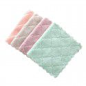 Dishcloth double-sided PP silk dishwashing cloth oil-free cleaning cloth lazy dishcloth factory thickened fish scale grid glass cloth batch 