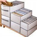 Pants storage artifact clothes storage box underwear jeans storage household wardrobe drawer split storage bag