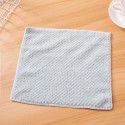 Coral velvet dishcloth double-sided absorbent dishwashing towel household cleaning cloth thickened dishwashing cloth 