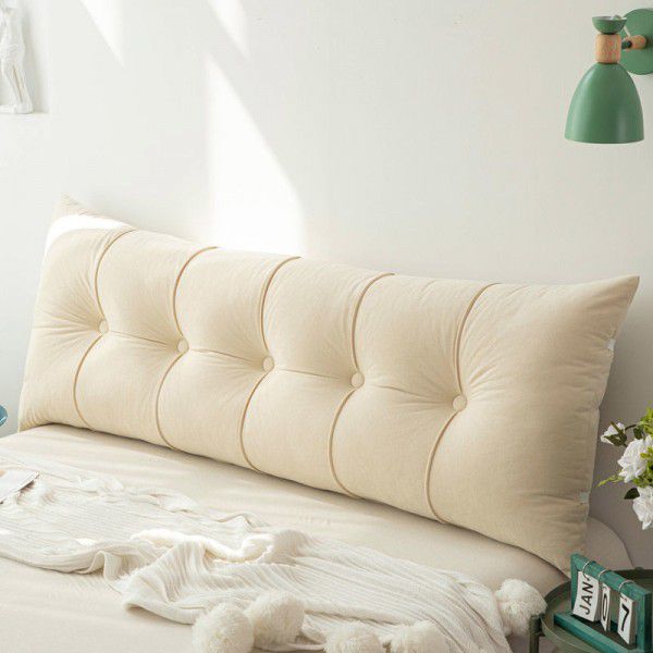 Bed back, bedside cushion, pillow, rectangular large backrest, sofa, waist protector, soft bag, bedroom tatami, removable and washable 