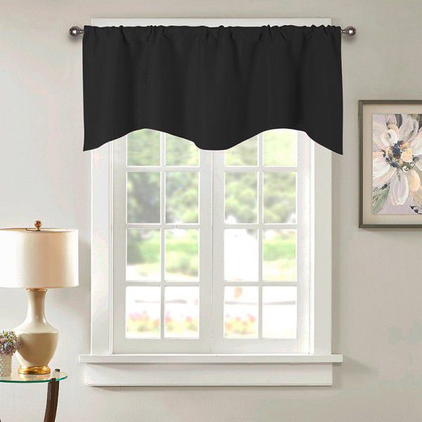 American rice manufacturers high-precision blackout curtain Roman curtain solid color blackout curtain cross-border finished curtain wholesale