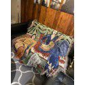 Art oil painting style Matisse guitar woman tapestry casual blanket sofa blanket blanket field grass carpet 