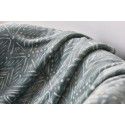 180 * 200 thick foreign trade dark green printing flannel blanket sofa thick nap blanket bed sheet 