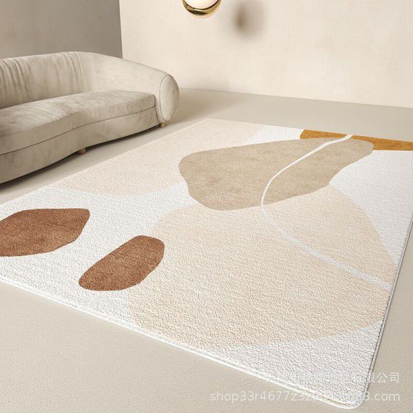 Carpet bedroom ins wind fresh girl bedside blanket bed tail plush lovely mat living room short hair tea table blanket